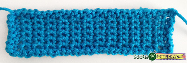 Bow before joining - Bow Tie Bracelet - A free crochet pattern on StitchesNScraps.com