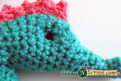 Eye - Seahorse Teether - a free crochet pattern on StitchesNScraps.com