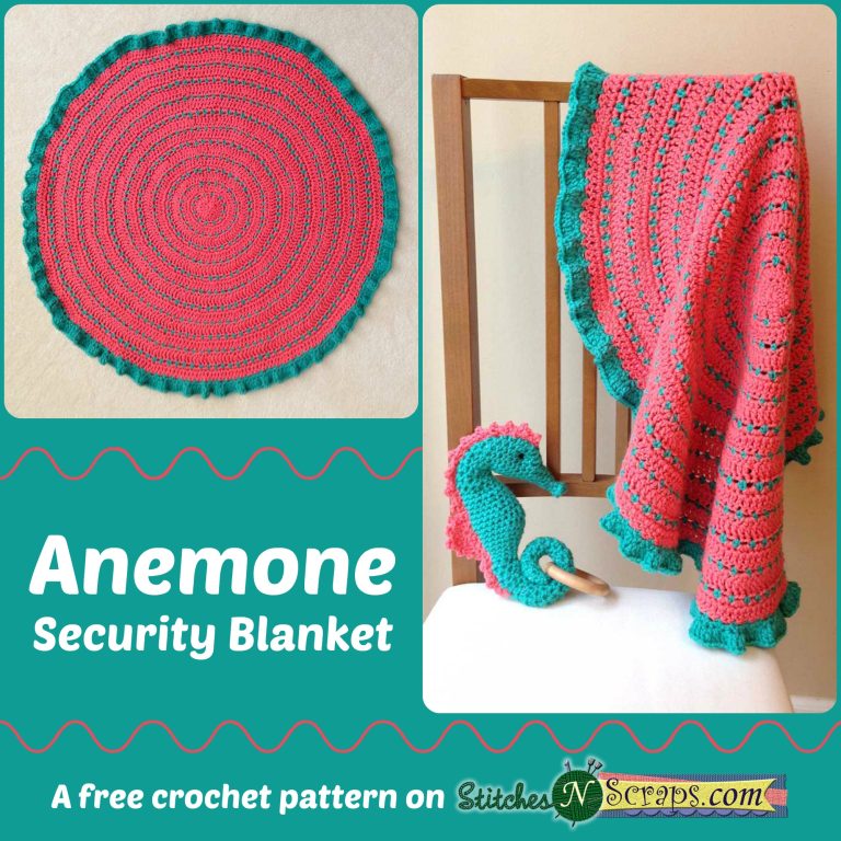 Snuggle Square Crochet Pet Blanket Stitches n Scraps