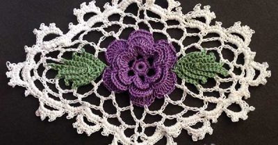 Irish Lace swatches - StitchesNScraps.com