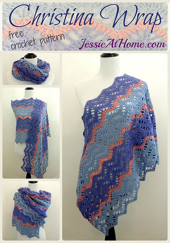 Christina Crochet Wrap by Jessie Rayot