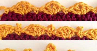 Edging - Shells & Picots on StitchesnScraps.com