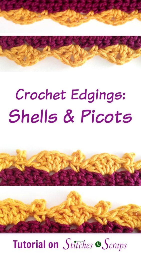 Edging - Shells & Picots on StitchesnScraps.com