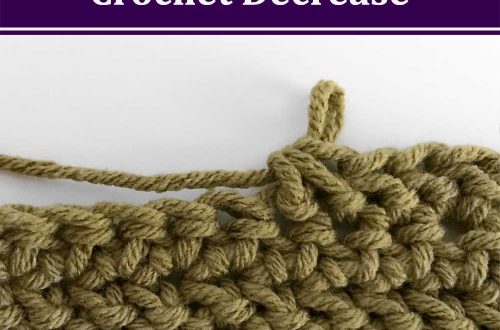 Herringbone Half Double Crochet Decrease tutorial on StitchesNScraps.com