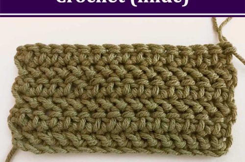 Herringbone Half Double Crochet (hhdc) tutorial on StitchesNScraps.com