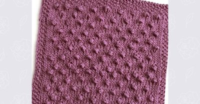 Knitted Kitchen #7 - Itty Bitty Bobbles - StitchesNScraps.com