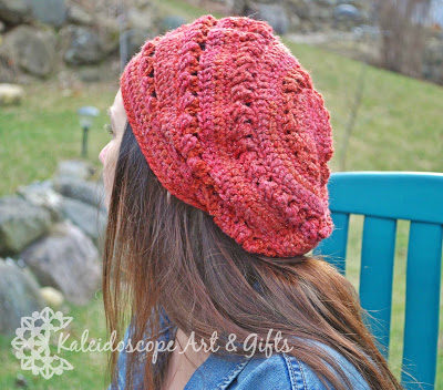 Persephone Slouch Hat by Kaleidoscope Art & Gifts