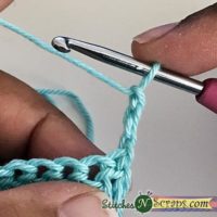 chain 3 - linked dc tutorial on StitchesNScraps