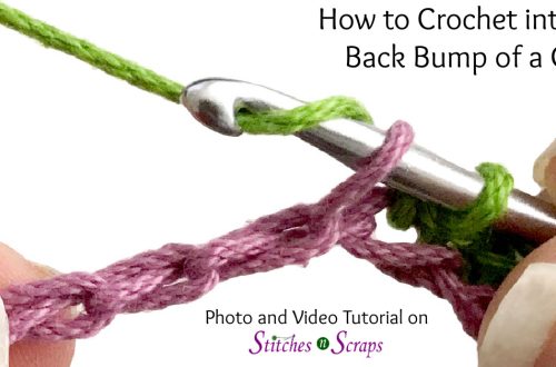 How to Crochet into the Back Bump of a Chain