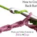 How to Crochet into the Back Bump of a Chain