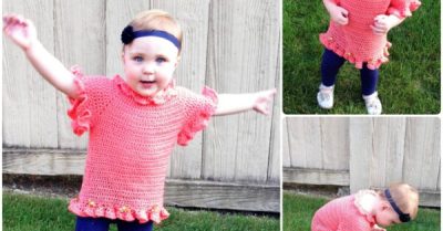 Lacy Ruffles - a free crochet pattern on StitchesNScraps.com