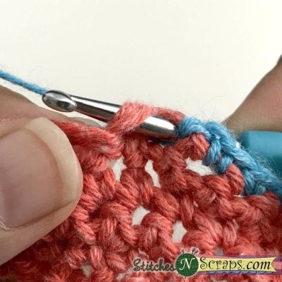 Tutorial - Front & back post single crochet (fpsc, bpsc) - Stitches n ...
