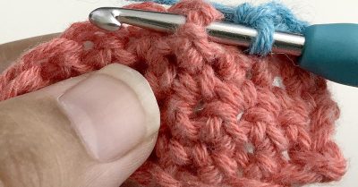 front post single crochet - StitchesNScraps.com