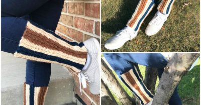 Super Stretchy Leg Warmers - a free crochet pattern on StitchesNScraps.com