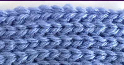 Slip Stitch Ribbing on StitchesNScraps.com