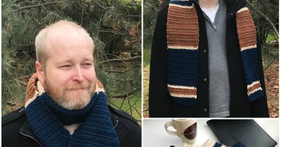 Avondale Scarf - a free crochet pattern on StitchesNScraps.com