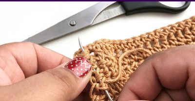 Learn to Crochet - Lesson 7 - Finishing