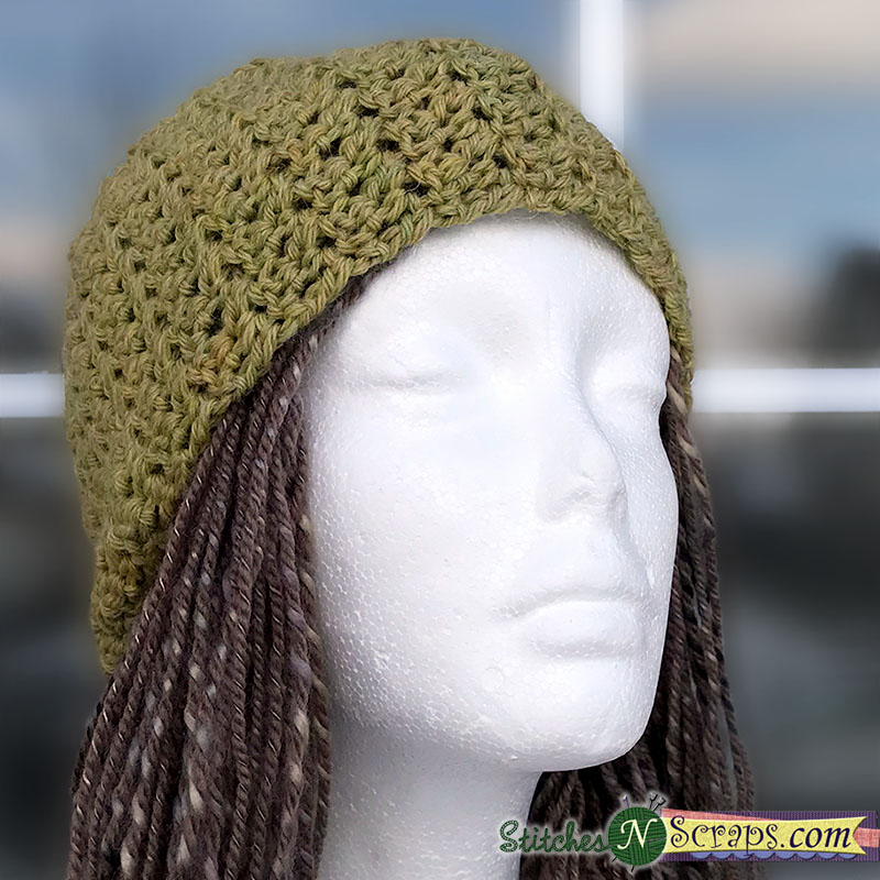 Brushwood Earwarmer - a free crochet pattern on StitchesNScraps.com