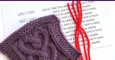 Decoding Cables - Knitting Tutorial on StitchesnScraps.com