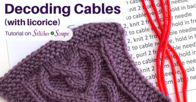 Decoding Knit Cables Tutorial