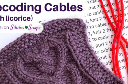 Decoding Knit Cables Tutorial