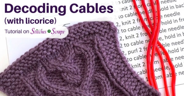 Decoding Knit Cables Tutorial