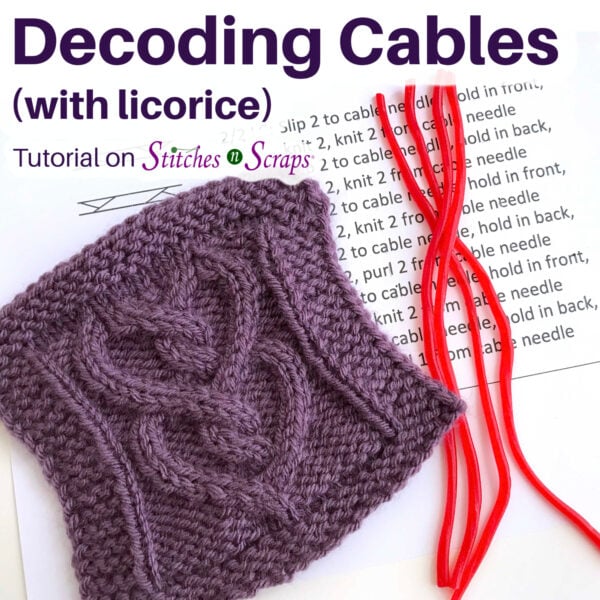 Decoding Knit Cables Tutorial