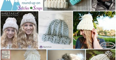 Chunky Ribbed Hats - a pattern round up on Stitches n Scraps