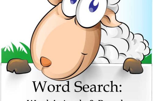 Word Search - Wool Animals and Breeds - on Stitches n Scraps