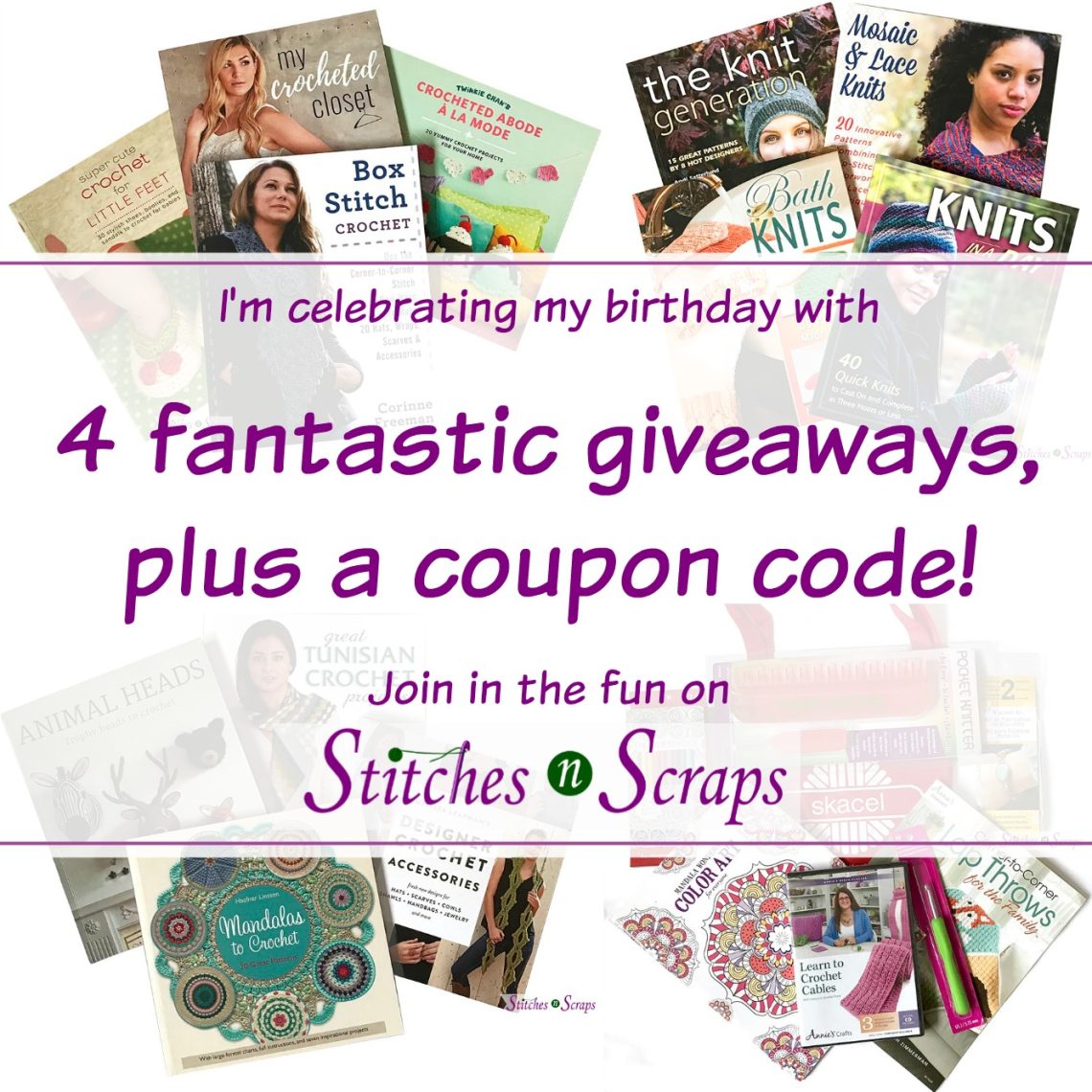Birthday giveaway 2018 on StitchesnScraps