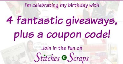 Birthday giveaway 2018 on StitchesnScraps
