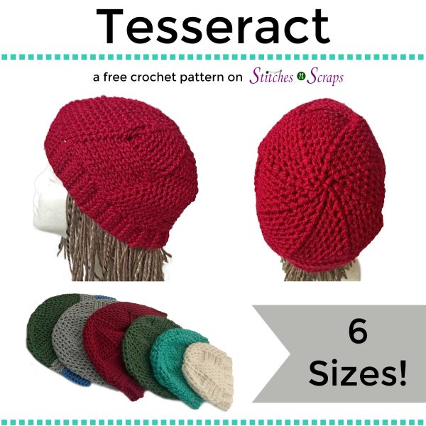 Tesseract - a free crochet pattern on Stitches n Scraps