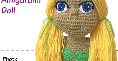 Adding Hair to an Amigurumi Doll - tutorial on Stitches n Scraps