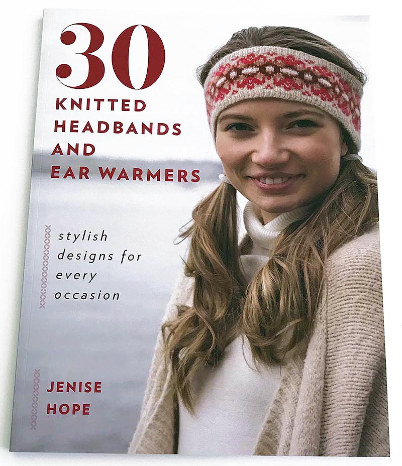 Cover - 0 Knitted Headbands & Ear Warmers - Book Review on StitchesnScraps.com