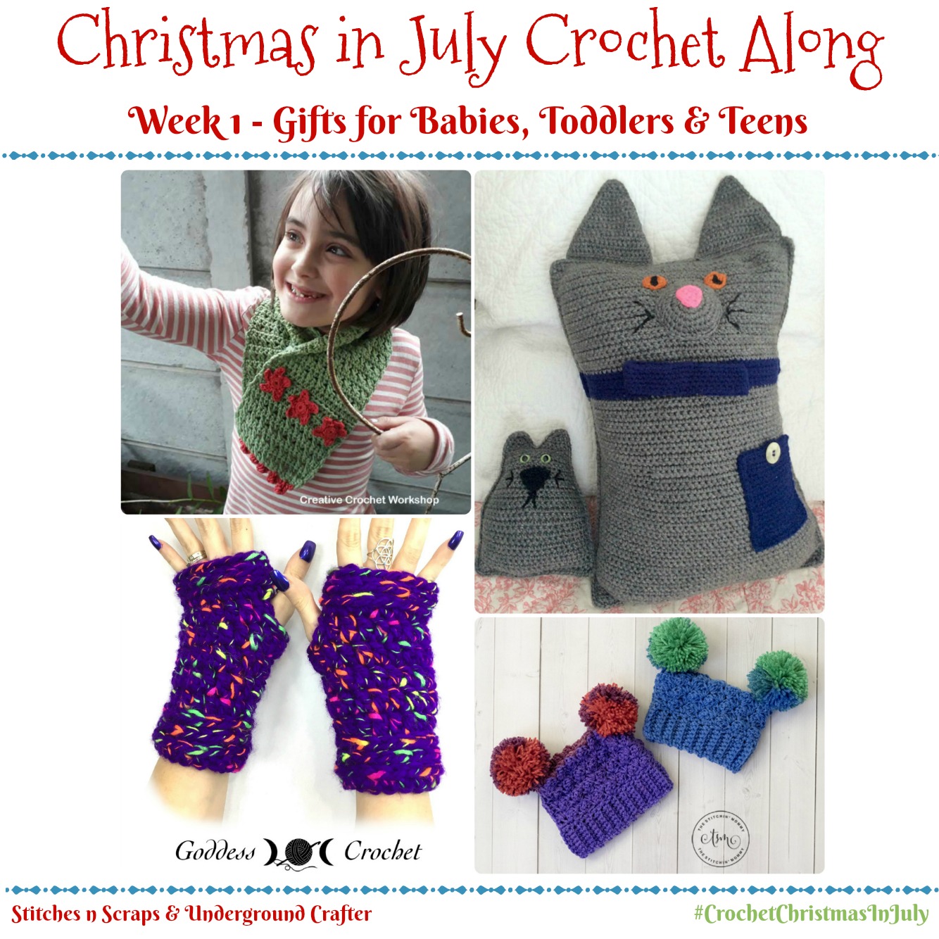 Christmas in July Crochet Along - Week 1