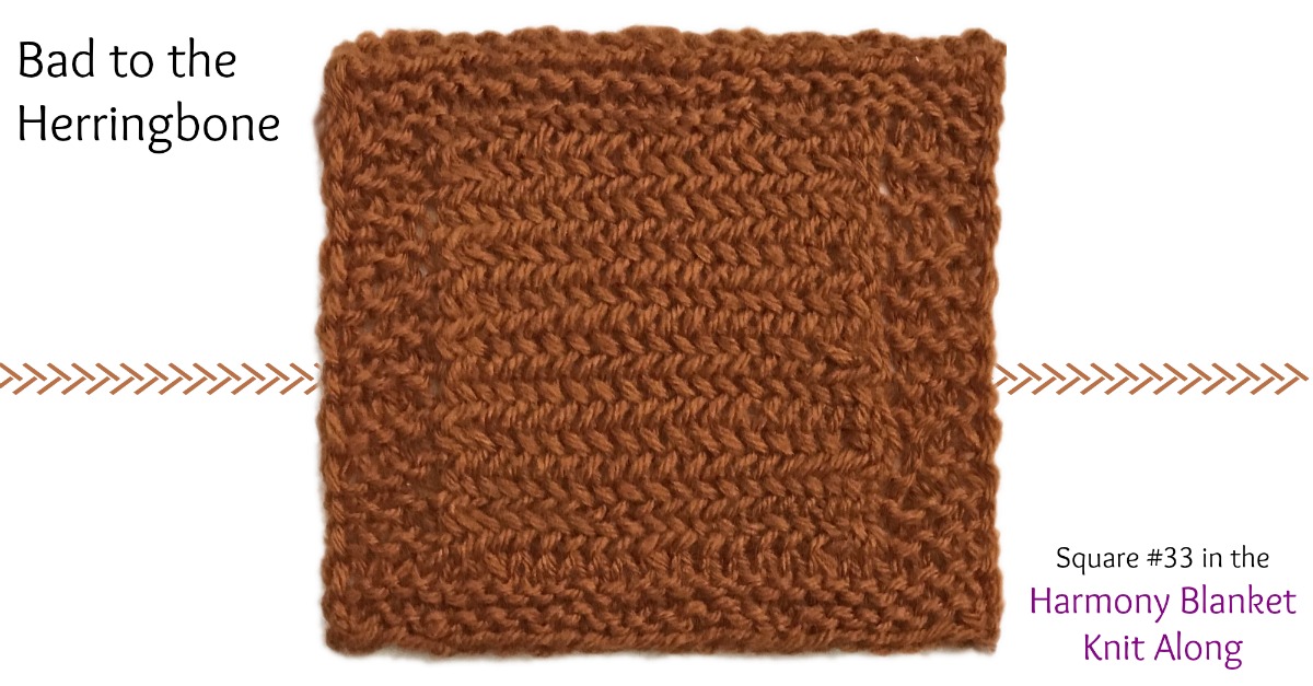 Bad to the Herringbone - A free pattern on Stitches n Scraps.com