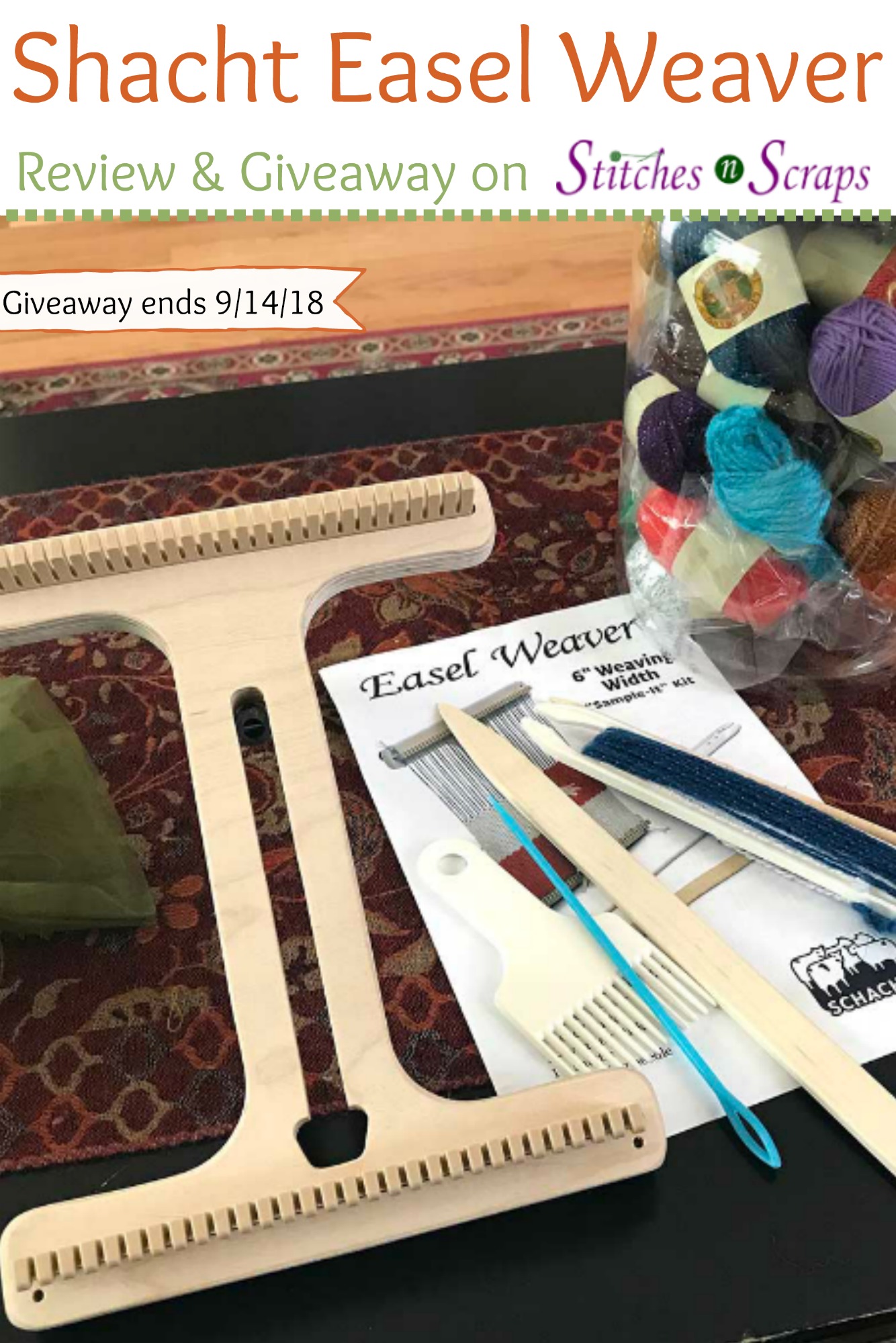 Schacht Easel Weaver Review & Giveaway Stitches n Scraps