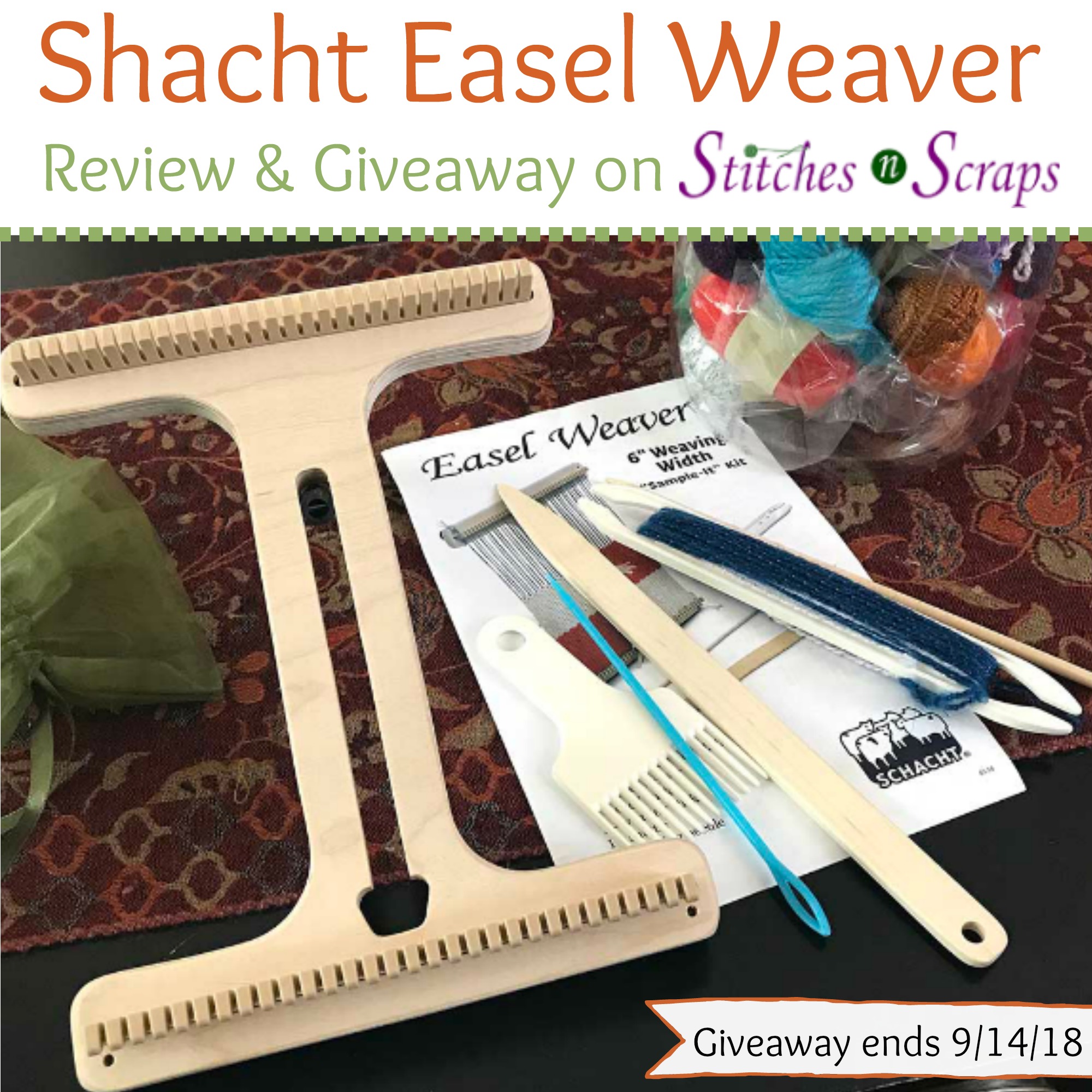 Schacht Easel Weaver review and giveaway on Stitches n Scraps