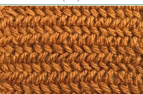Knit Herringbone stitch tutorial Stitches n Scraps