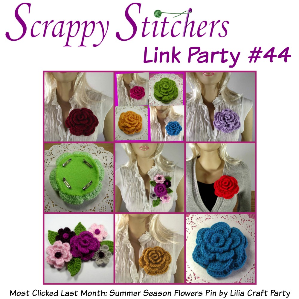 Scrappy Stitchers Link Party #44 - August 2018