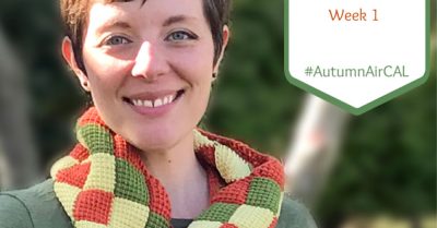 Autumn Air Cowl Crochet Along week 1 - learn Entrelac Crochet on Stitches n Scraps
