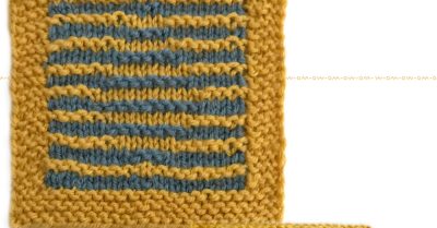 Groove is in the chart - A free knitting pattern on Stitches n Scraps