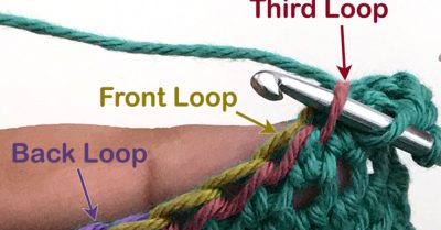 Working into the 3rd Loop of HDC tutorial - Stitches n Scraps