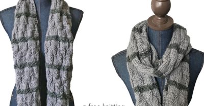 Cobblestone Lane - a free knitting pattern on Stitches n Scraps