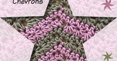 How to Crochet Star Stitch Chevrons on Stitches n Scraps