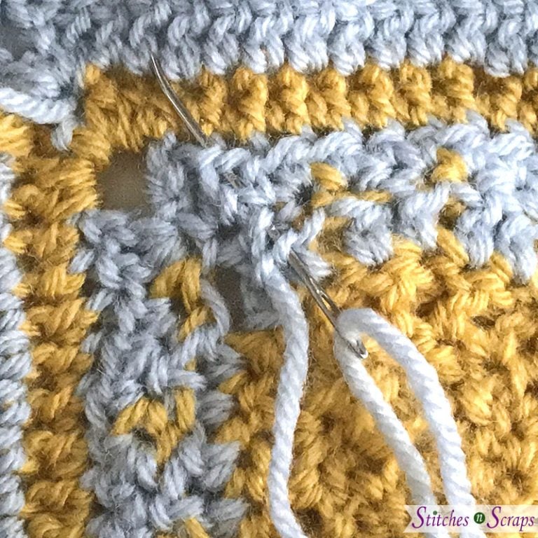 3 Ways to Weave in Ends in Crochet Stitches n Scraps