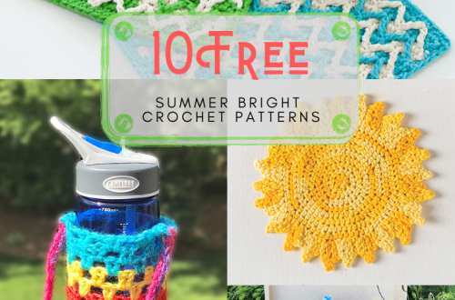 Bright, Summer Crochet Pattern Collection on Stitches n Scraps