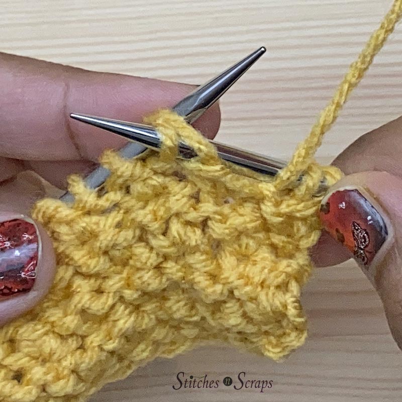 Rosette Stitch Knitting Tutorial Left and Right Handed Stitches n