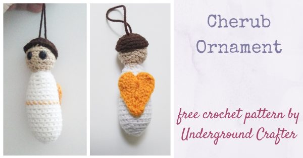 Cherub Angel Ornament from Underground Crafter