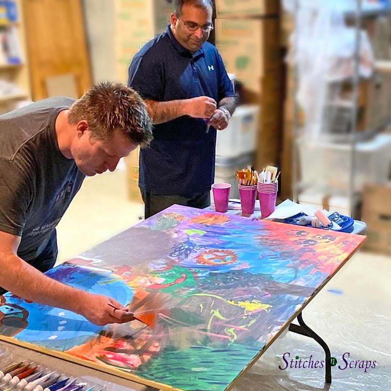 Housewarming Idea The Friend Painting Stitches n Scraps